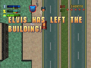 La recompensa de Elvis en GTA 2 para PlayStation.